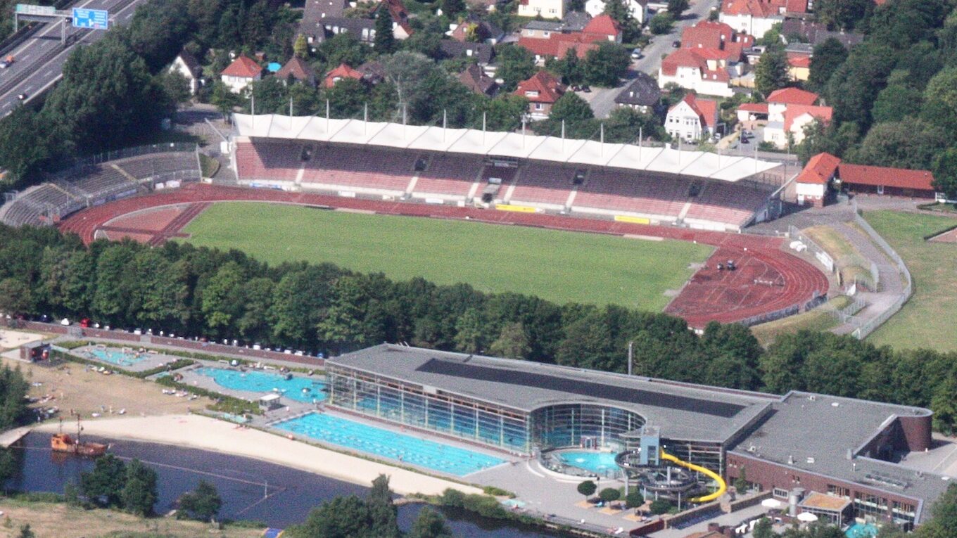 Luftaufnahme Marschweg-Stadion Oldenburg