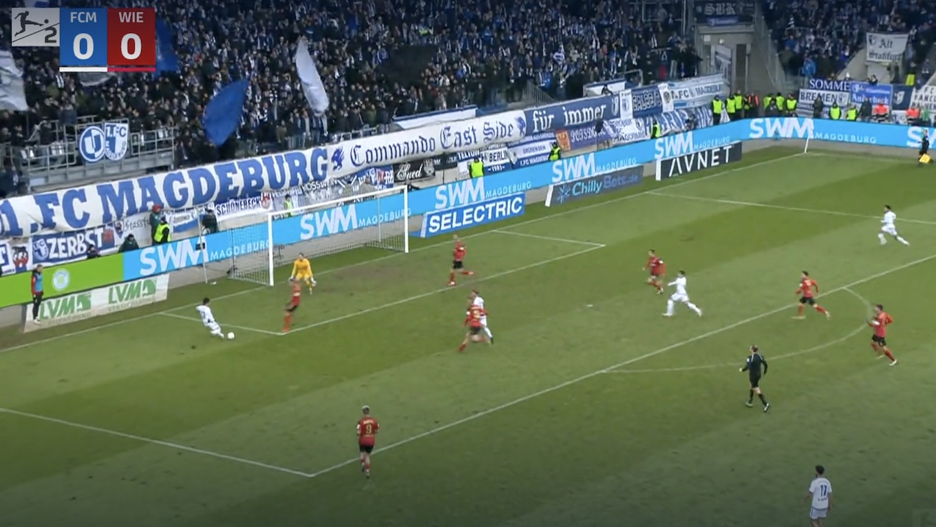 21.01.24, 1. FC Magdeburg - SVWW 1:0, Screenshot sportschau.de
