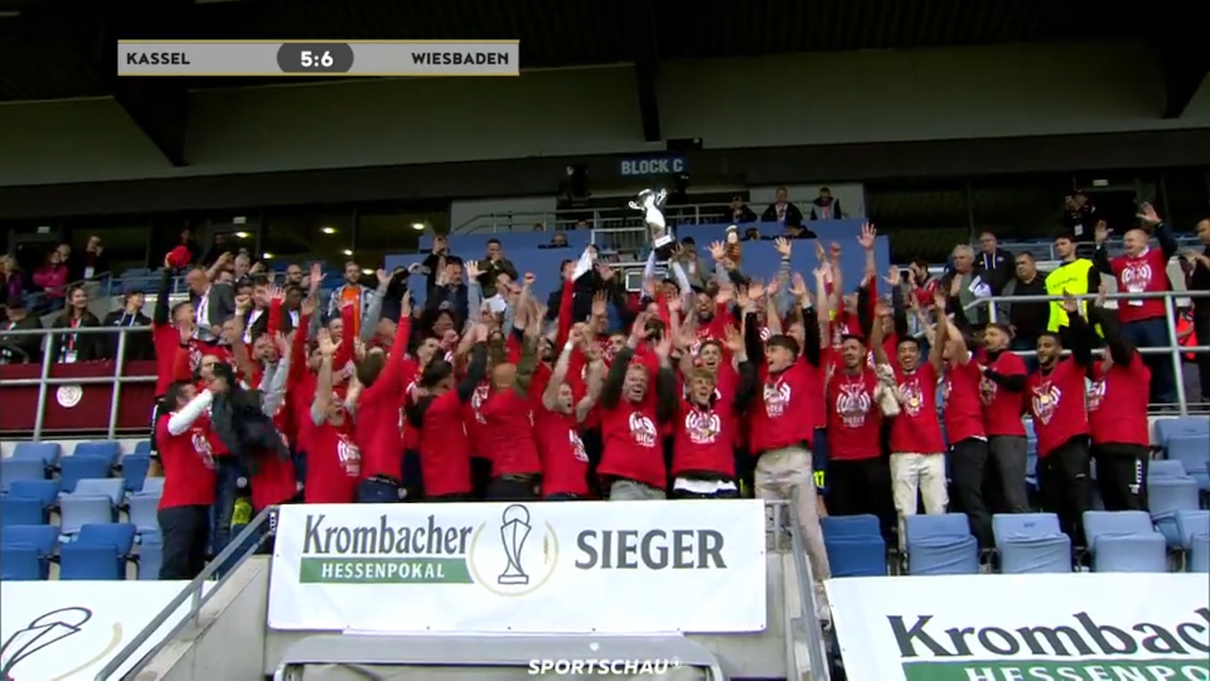 24.05.25, Hessen Kassel - SVWW 5:6 n. E., Screenshot Sportschau.de