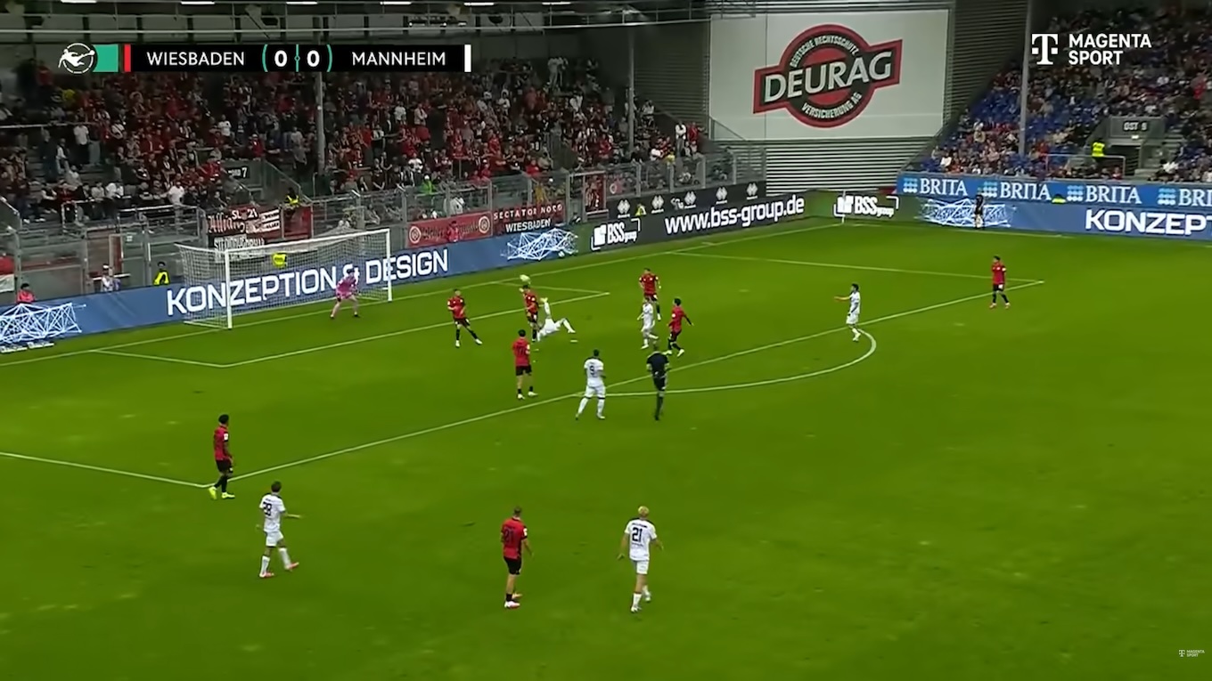 13.09.26, SVWW - Waldhof Mannheim 0:1, Screenshot Mangenta Sport