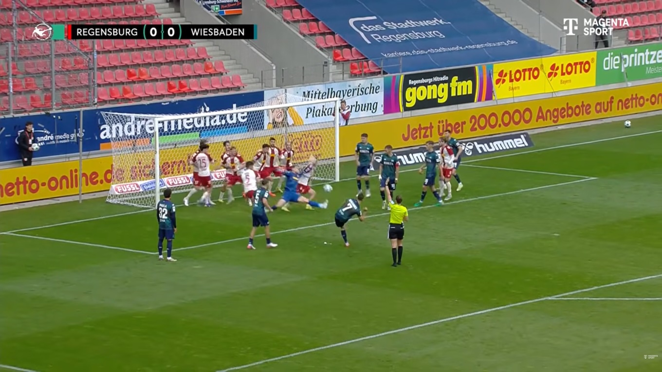 17.10.26, Jahn Regensburg - SVWW 0:0, Screenshot Magenta Sport